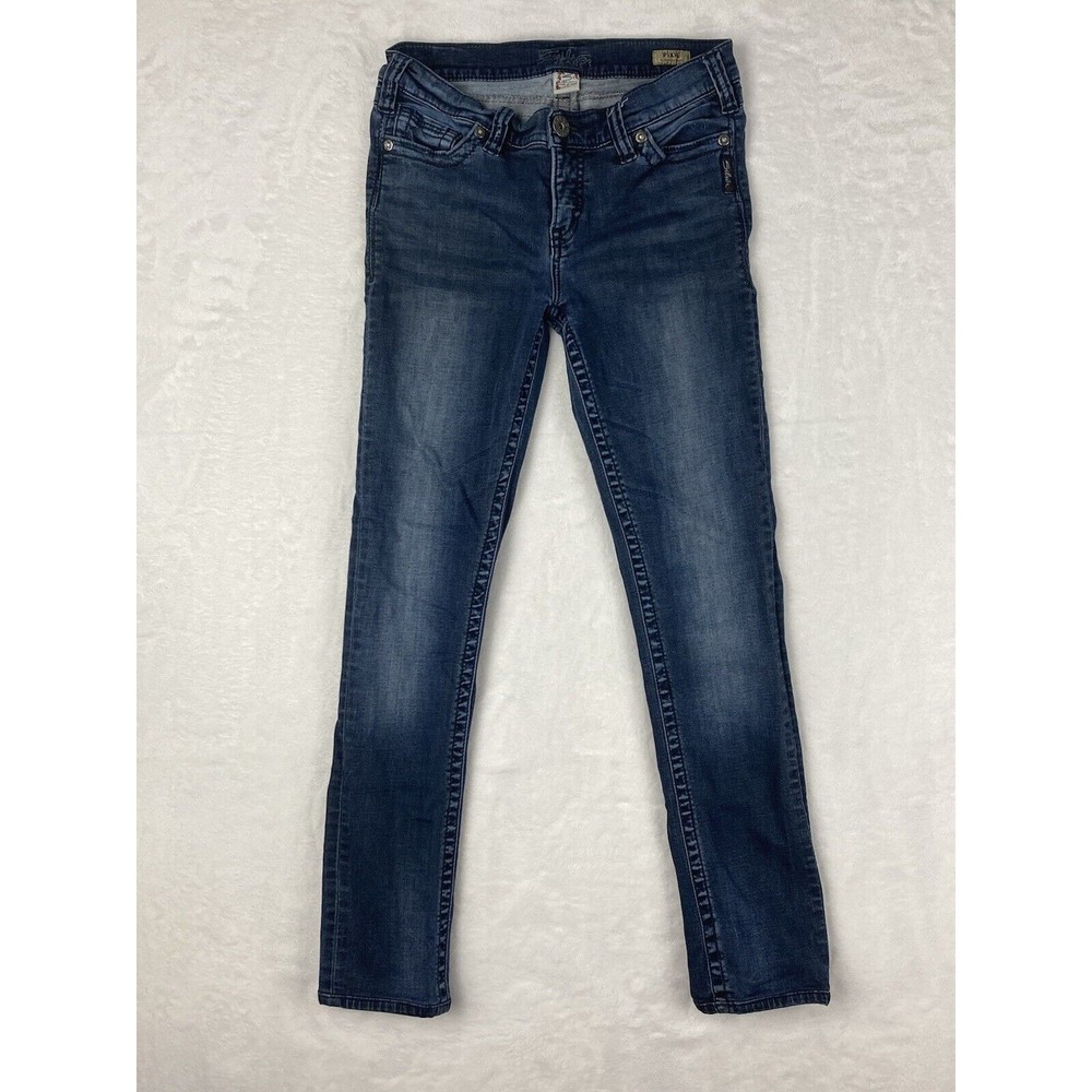 Silver Womens Jeans Blue Pixie Super Skinny 29x31 (27x28‎ Measured)
